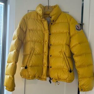 Moncler Vibrant Yellow Down Jacket